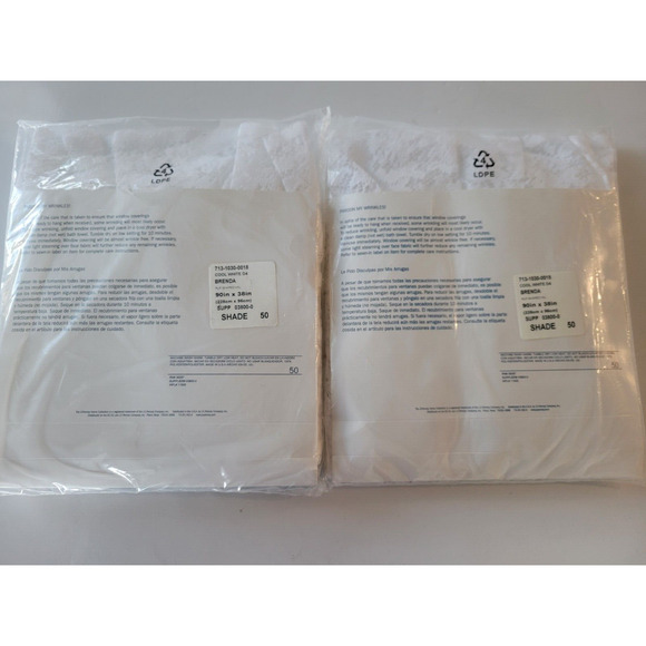 (2) Vintage JC Penney Home Collection Brenda White Lace Curtain Valance 90 X 38 - Picture 5 of 9